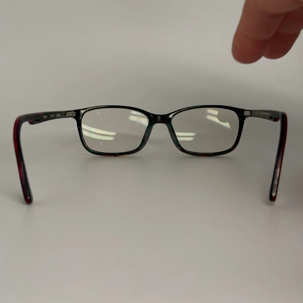 Bellinger Denmark Easy C.236 Eyeglasses Tortoise Teal Rectangle Frames 48-15-135